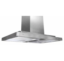 Cyclone CS53136 Chimney Island Canopy Hood, 36 in, 550 CFM, with Top Venting Only, Push Button Control, Three Speed Settings and Time Delay.