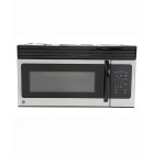 GE JVM1630SPC Over the Range Microwave, 30 in, 1.6 Cu.Ft, with 10 Power Levels, Instant on Convenience Cooking Controls and Electronic Touch Controls  