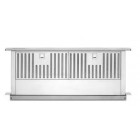 Kitchen Aid KXD4636YSS Downdraft Ventilation System with 600 CFM Interior Pro Motor, 65K BTU Threshold, Reversible Motor Box and Dishwasher Safe Filter