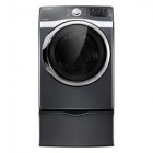 Samsung DV455EVGSGR Electric Steam Dryer, 27 in, 7.5 Cu.Ft, with Wool Cycle, Sanitize Cycle, 13 Preset Drying Cycles, Smart Care, Steam Wrinkle Away, Steam Refresh and Drum Light