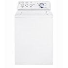 GE GTAP1800DWW Top Load Washer, 27 in, 4.3 Cu.Ft, with 12 Wash Cycles, 3 Temperatures, 2 Options, Rotary Electromechanical Controls and a Gentle Power Agitator