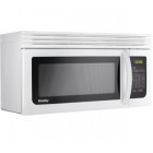 Danby DOM16A1WDB Oven the Range Microwave, 30 in, 1.6 Cu.Ft, with 300 CFM, 10 Power Levels, 1000 watts, Under-mount lights directly illuminate the range surface and Touchpad Controls