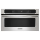 Kitchen Aid KBHS179BSS Built In Microwave, 27 in, 1.4 Cu.Ft, with EasyConvect Time and Temperature Conversion System, Optimawave Technology with True 10-Level Power Control and Sensor steam cook cycle