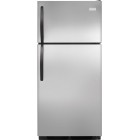 Frigidaire FFHT1725PS Top Mount Refrigerator, 16.9 Cu.Ft, with SpaceWise Adjustable Glass Shelves, 2 Humidity Controlled Crispers, Store-More Gallon Door Shelf and Energy Star Rated