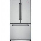 GE Cafe CFRS2MIDSS Bottom-Mount, French Door Refrigerator 22.1 cu ft., 68 1/2 in, FrostGuard Technology, ClimateKeeper - Temperature Management System, Multi-Level Slide n' Store- Basket System