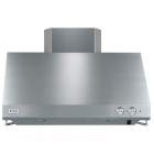GE Monogram ZV36SSFSS Professional Straight-Sided Wall Mount Canopy Range Hood 36 in, with Internal Blower, 4-Speed Fan, Infrared Warming Lamps and Grease Trays