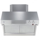 GE Monogram ZV30RSFSS Professional Restaurant-Style Wall Mount Canopy Range Hood 30 in with Internal Blower, 4-Speed Fan, Infrared Warming Lamps, Warming Shelf, Backsplash and Grease Tray