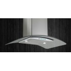  Elica EGS436SS Island Mount Hood 36 in with 400 CFM, 3 Blower Speeds, 5.9 Max. Sones, Halogen Lighting, LCD Display, Stainless Steel Body and Arched Glass Canopy 