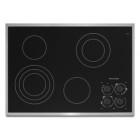 KitchenAid KECC507R 30'' Electric Cooktop, 4 Elements, Custom Control Temp, Tri/Dual Ring Elements