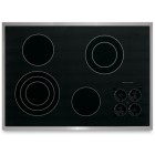 KitchenAid KECC508RP 30'' Electric Cooktop, 4 Elements - Tri/Dual Ring, Touch-Activated Controls