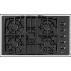 Maytag MGC6536BD 36'' Gas Cooktop, 5 Sealed-Surface Burners, Pilotless Electronic Ignition
