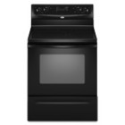 Whirlpool YWFE371LV Freestanding Electric Range, 30in, 5.3 cu.ft, with  Radiant Burners, Ceramic Glass Cooktop, Hidden Bake Element, SteamClean Option and Storage Drawer