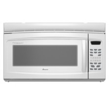 Amana YAMV1160VAW  White Over the Range Microwave, 30in, 1.6 Cu.Ft, 1,000 Watts, 220Cfm, 10 Power Levels, Auto-Cook, Reheat & Defrost, Quick Touch, 2-Speed Fan, Odor Removal Filter and Night Light White