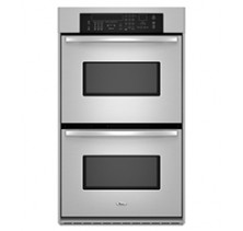 Whirlpool Gold GBD309PVS  Stainless Steel  Double Wall Oven, 30in, 8.2 cu.ft, (Total) with TimeSavor Plus Convection Upper Oven, 4.1 cu. ft. Lower Oven, Self-Clean, and Convection Conversion Stainless Steel 