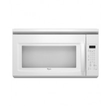 Whirlpool YWMH1162XVQ WhiteOver the Range Microwave, 30in, 1.6 cu.ft, with Hidden Vent, EZ-Vue lighting, 2-Speed fan/220 CFM, Auto Cook, Defrost and Reheat Cycles, Night Light Setting and 10 Power Levels   White