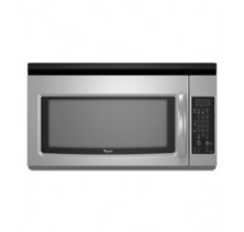 Whirlpool YWMH1162XVS Stainless Steel Over the Range Microwave, 30in, 1.6 cu.ft, with Hidden Vent, EZ-Vue lighting, 2-Speed fan/220 CFM, Auto Cook, Defrost and Reheat Cycles, Night Light Setting and 10 Power Levels   Stainless Steel