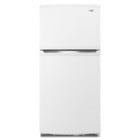 Amana A9RXNMFW Top Mount Refrigerator, 30 1/8in, 18.9 Cu. Ft. Integrated Handles, Reversible Contoured Doors, 2 Clear Crispers W/ Humidity Control, 4 Adj. Half-Width Spillproof Glass Shelves