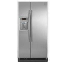 Maytag MSD2576VEM Stainless Steel Side By Side Refrigerator, 36in, 25.0 cu.ft, with Adjustable Spill-Catcher Glass Shelves, Beverage Chiller Compartment, Humidity-Controlled Crispers, Fill-N-Chill Ice/Water Dispenser  Stainless Steel