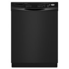 Whirlpool DU1300XTV Dishwasher, 24in, with Energy Star Qualification, 4 Wash Cycles, 6 Options, SheerClean Wash System, Auto Soil Sensor, Nylon Racks and Quiet Partner II Sound Package