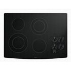 Whirlpool Gold GJC3054R Electric Cooktop, 30in, with Smooth ceramic-glass surface cleans up quickly, Double Dual Element Cooktop, AccuSimmer Element and Hot Surface Indicator Light