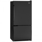Amana ABB192Z Bottom Mount Refrigerator, 30in, 18.5 Cu Ft ,Flat Textured Door ,Electronic Controls ,4 Spillproof Shelves ,Hanging Deli, and Humidity Controlled Crispers 