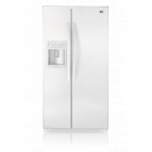 LG LSC27911S Side by Side Refrigerator, 36 in, 26.5 cu.ft, with  External LED display, Flush Water dispenser, Tempered Glass Shelves, Vista Handle