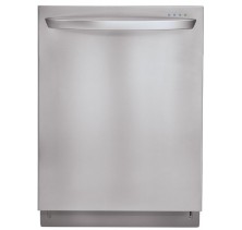 LG LDF9932ST Stainless Dishwasher/Fully Integrated, 24 in, with Steam, Fully integrated style, Ultra quiet 50 dB, 16 place settings, Upper Rack:  2 in one-touch adjustable, Holds up to 12 in dishes Stainless