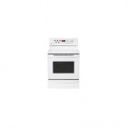 LG LSC5683W Freestanding Electric Range, 30 in, 5.6 cu.ft, with VFD scroll display, European Convection system (800w heater), Three racks (one split), 1.2 cu.ft Warming drawer (blue porcelain), Vista 