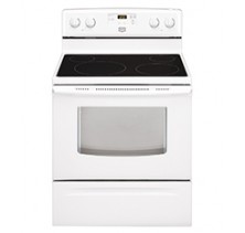 Maytag YMER7651WW WhiteW Freestanding Electric Range, 30in, 4.8 cu.ft, with Precision Cooking System with Precise Preheat, PreciseBake and PreciseBroil, Control Lockout Option and Hot Surface Indicator Light  White