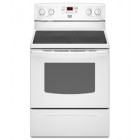 Maytag YMER7765W Freestanding Electric Range, 30in, 5.3 cu.ft, with EvenAir Convection Oven, Self Cleaning, Precision Cooking System with PreciseBake and Storage Drawer