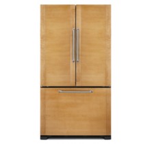 Jenn AIr JFC2290VTB Textured Black  22 cu.ft. -72`` Tall Counter Depth, Hidden Hinges, Elec Temp Read Out, Single Hand Internal Water Dispenser, Fresh Chill Meat Drawer, Factory Installed Ice. Textured Black