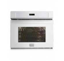 Frigidaire CGEW3065KW White Single Wall Oven, 4.2 Cu.Ft, 30in Electric, Self Clean, Auto Shut-Off, One-Touch Options - Keep Warm, Chicken Nuggets, Pizza, Add-a-Minute, One-Touch Self Clean White