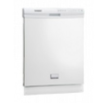 Frigidaire FGBD2431KW White Dishwasher, 24in Energy Star, NSF Certified, Slimline Controls, 9 Easy Clean Touch Pads, Delay Start 2-4-6 Hours, Pull Door Latch, Controls Lock, Tall Tub - 14 Piece Place Setting White