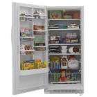 Whirlpool EV188NY Upright Freezer, 30in, 17.7 cu. ft. with 4 Adjustable Glass Shelves, Frost Free, Adjustable Door Bins, Fast Freeze Setting, 2 Baskets and Optional Ice Maker
