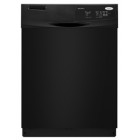 Whirlpool DU1015XTX Dishwasher, 24in, with Energy Star Qualification, 3 Automatic Cycles, 3 Options, 4-Level SheerClean, Direct Feed Wash System, High Temperature Wash Option and Control Lock
