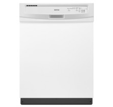 Maytag MDB4630AWW White Dishwasher 24in, with 5 Wash Cycles, 12 Place Settings, Heated Dry Option, JetClean Plus Wash System, Control Lockout and Energy Star Qualified White