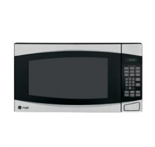 GE Profile PEB206CSNSS Stainless Steel Countertop Microwave, 24in, 2.0 cu.ft, with Sensor Controls, Electronic Touch Controls, Electronic Scrolling Digital Display, Interactive Display and Child Lockout Stainless Steel