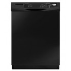 Whirlpool Gold GU3000XTX Dishwasher, 24in, with Stainless Steel Interior, Tall Tub Dishwasher, Energy Star Rated and 5 level direct feed Sheer Clean&trade; wash system with hard food disposer