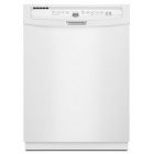 Maytag MDB4709AW Dishwasher, 24in, with 4 Wash Cycles, 6 Wash Options, Delay Start Option, Hard Food Disposer, Plastic Interior and Silence Rating of 61 dB