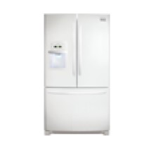 Frigidaire Gallery FGHB2844LP White Standard-Depth French Door Refrigerator 28 Cu. Ft. Energy Star w/Tall Curved Doors, Quiet Pack, Temp/Door Ajar/Power Failure Alerts White