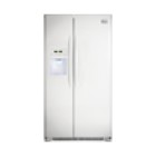 Frigidaire Gallery FGHC2335L Counter-Depth Side by Side Refrigerator, 23 Cu. Ft. Energy Star w/New Tall 6-Button Black LCD  Controlled  Water and Ice Dispenser, PureSource 3 Water Filtration