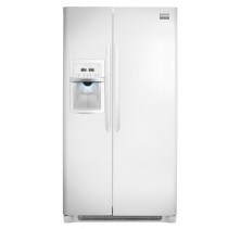 Frigidaire Gallery FGHS2368LP White 22.6 cu. ft. Side By Side Refrigerator with 3 Sliding SpillSafe Shelves, Quick Freeze, PureAir Ultra Filters, Express-Select Controls and Energy Saver Plus Cycle White