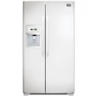 Figidaire Gallery FGHS2332L Standard-Depth Side by Side Refrigerator, 23 Cu. Ft, Energy Star, w/New Tall Curved Doors, Quick Freeze, Tall 5-Button Dispenser (2 Paddle Design)