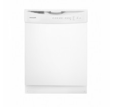 Frigidaire FFBD2409LW White Dishwasher, 24in Energy Star, NSF Certified, Electronic Controls, 10 Easy Clean Touch Pads, Delay Start 2-4-6 Hours, Control Lock, Tall Tub,14 Piece Place Setting, Plastic Tub White