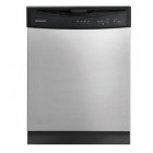 Frigidaire FFBD2407L  Dishwasher 24in, NSF Certified, Electronic Controls, 8 Easy Clean Touch Pads, Delay Start 2-4-6 Hours, Controls Lock, Tall Tub - 12 Piece Place Setting, Plastic/White Tub 