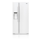 LG LSC23924S Side-By-Side Refrigerator, 33 in, 22.9 cu.ft, with Ice & Water Dispenser with Green LED display,  4 Refrigerator Clear Door Bins