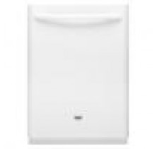 Maytag MDB7759AWW White Dishwasher/Fully Integrated, 24in, with 14 Place Settings, 5 Wash Cycles, 6 Options, SteamClean Option, Delay Start, Precision Clean Sensor and 55 dBA Silence Rating White