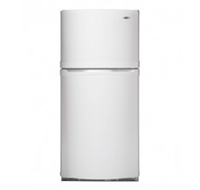 Maytag M8RXDGFXW WhiteW Top Mount Refrigerator, 28in,18 Cu Ft, Integrated Handles, Revesible Contoured Doors, Multi Flow Air System, Hc Crispers, Spillguard Glass Shelves, Sliding Meat Pan, 4 White Door Bins White