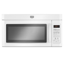 Maytag YMMV4203WW White Over The Range Microwave, 30in, 2.0 cu.ft, with 1000 Watts of Power, 300 CFM Airflow, Control Lockout, Charcoal Filter, Quick Defrost, Auto Cook Options and Precision Touch Controls  White