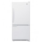 Maytag MBB1953XEB Bottom Mount Refrigerator, 19 Cu Ft, Swing Door, Textured Door. Electronic Controls, 4 Split, Non Spill Glass Shelves, 3 Clr Adj Door Bins, 2 Humidity Controlled Crispers